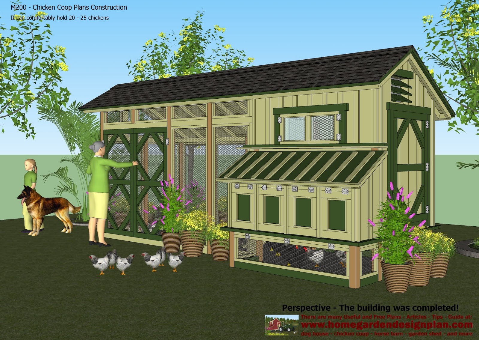  Chicken Coop Plans Construction - Chicken Coop Design - How To Build A