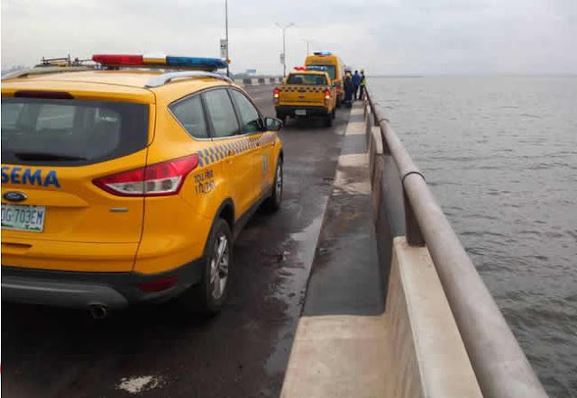See How Police & LASEMA Are Searching For Woman Who Plunged Into Lagos Lagoon
