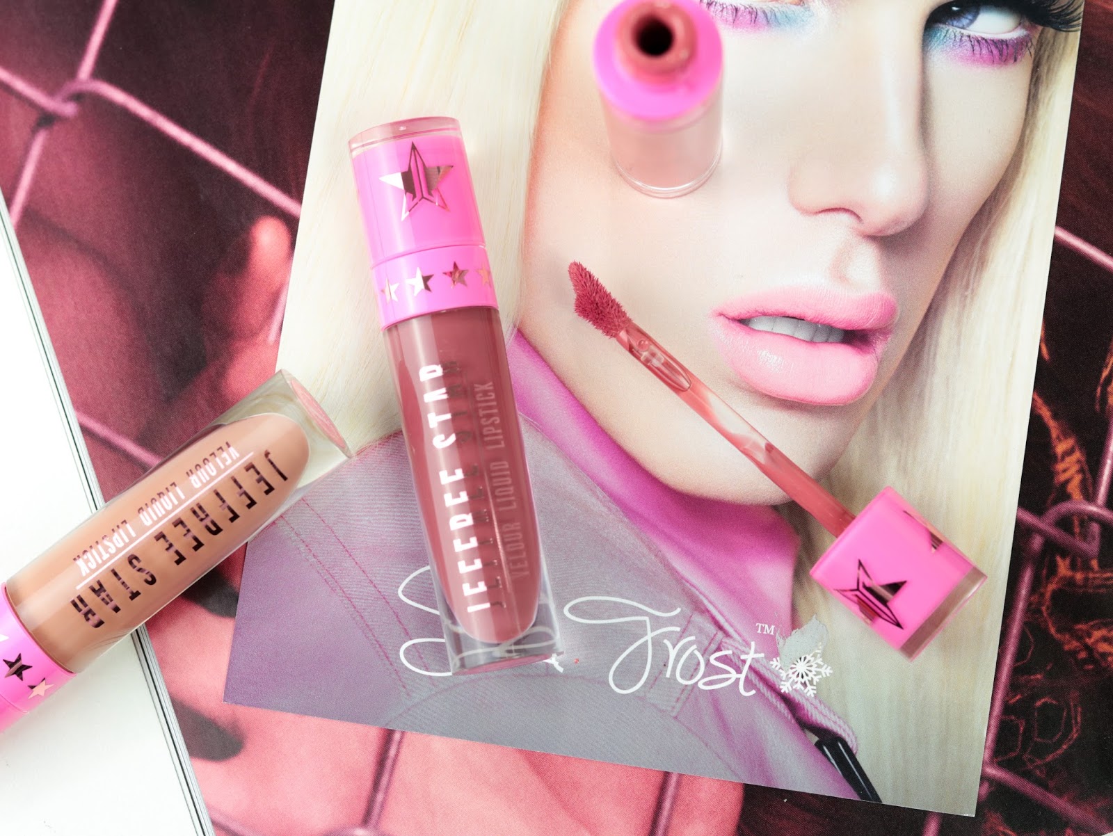 Les Velour Liquid Lipsticks de Jeffree Star Androgyny, Rose Matter, Mannequin revue et swatches