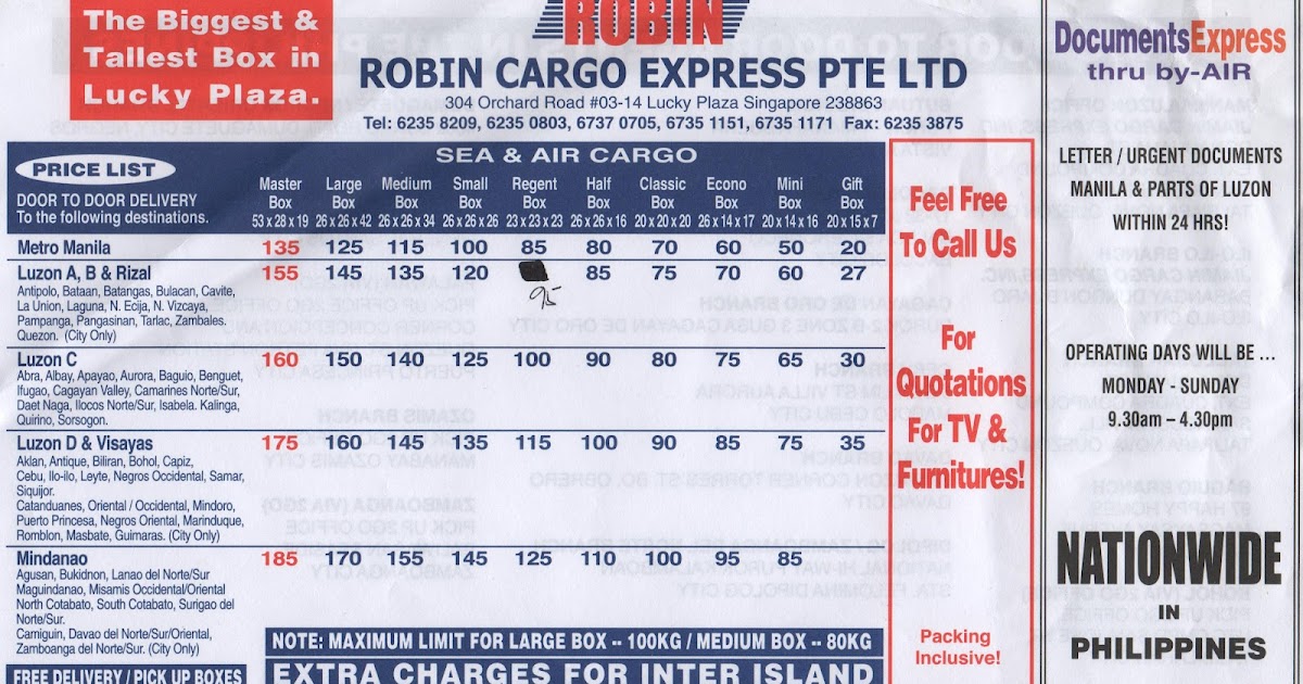 Regent forex cargo lucky plaza