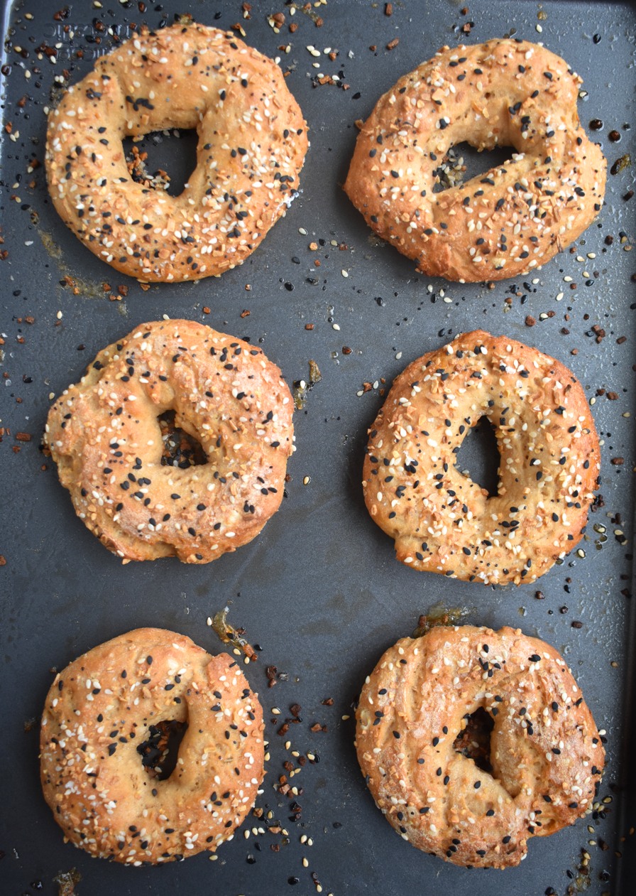 Easy WholeWheat Everything Bagels The Nutritionist Reviews