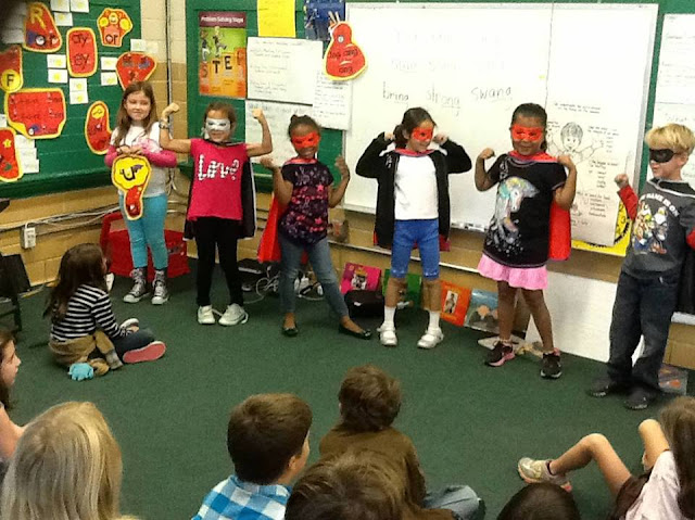 Students as the Secret Stories Superhero Vowels®