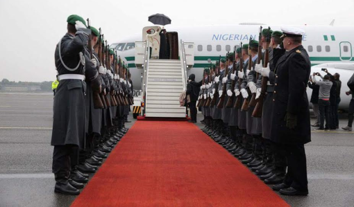 President Buhari departs Germany, arrives in Abuja (photos) President Buhari departs Germany, arrives in Abuja (photos)
