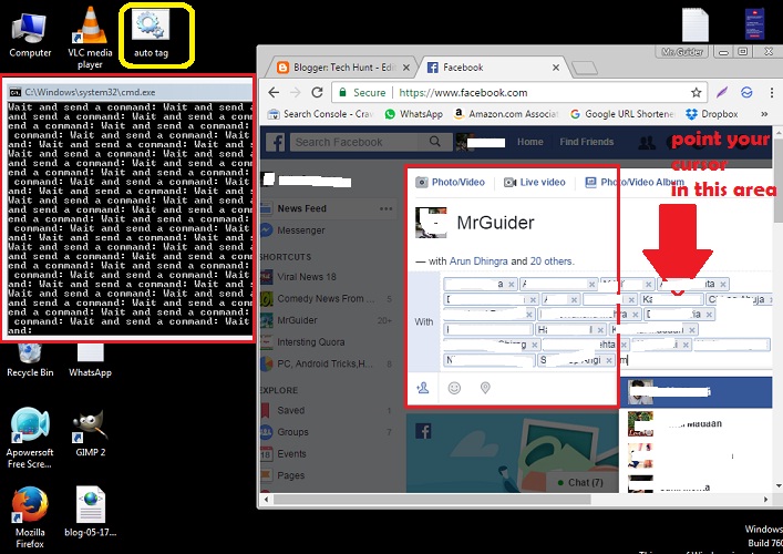 facebook auto tag in