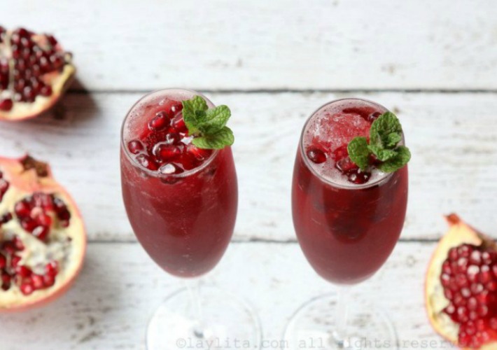 9 cócteles de champán o cava