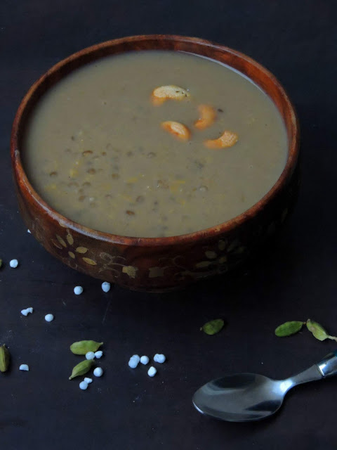 Sabudana Moongdal Palm Jaggery Kheer Sabudana Moongdal Palm Jaggery Kheer