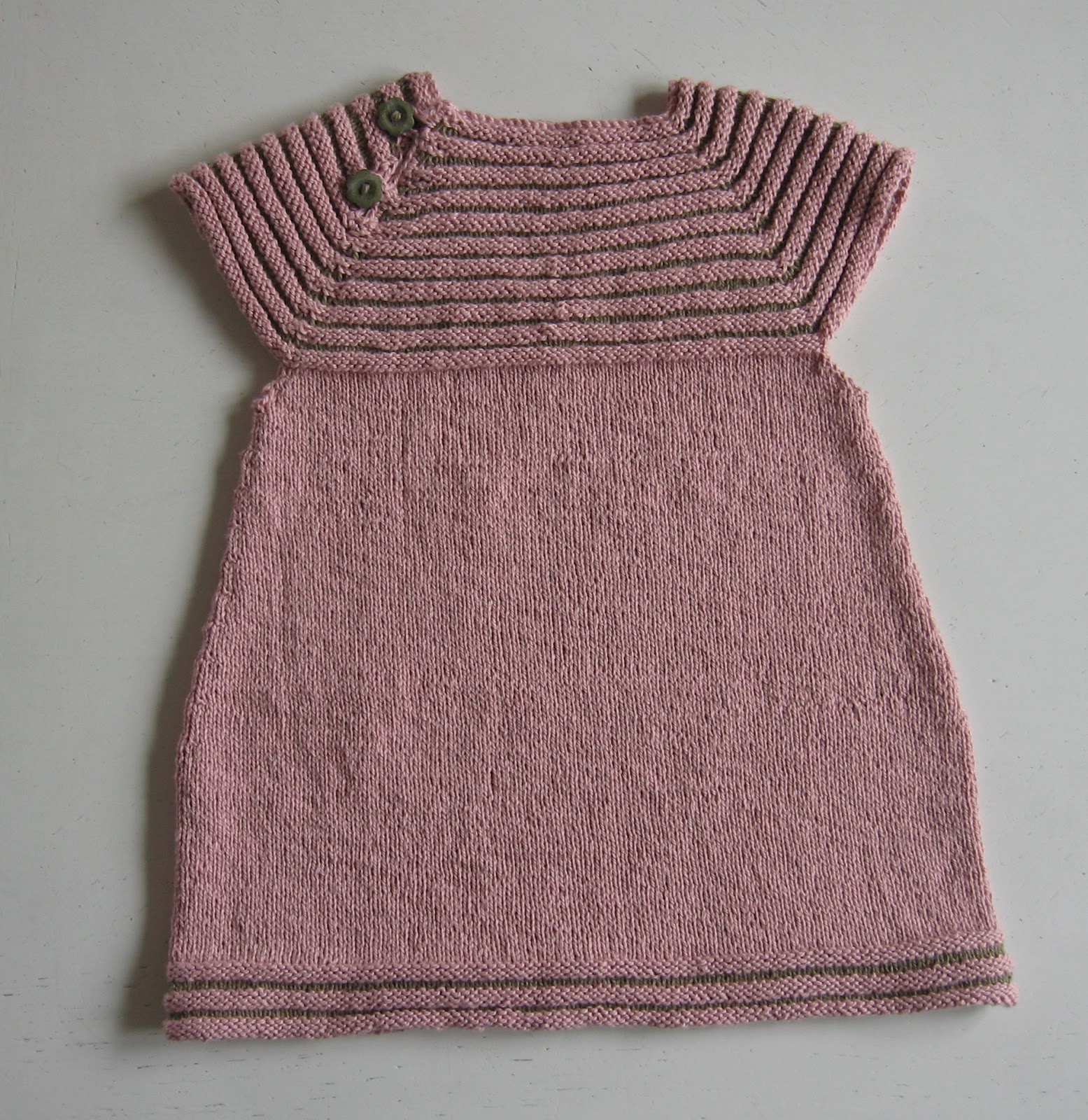 oppskrift strikket kjole baby | Matawama.com
