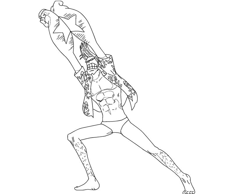 Franky One Piece Coloring Pages Coloring Pages