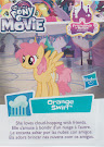 My Little Pony Wave 21 Orange Swirl Blind Bag Card