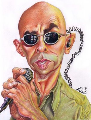 El Indio Solari Dibujo de El Indio Solari a colores