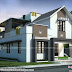 Minar architects presents a sloping roof 4 bedroom home