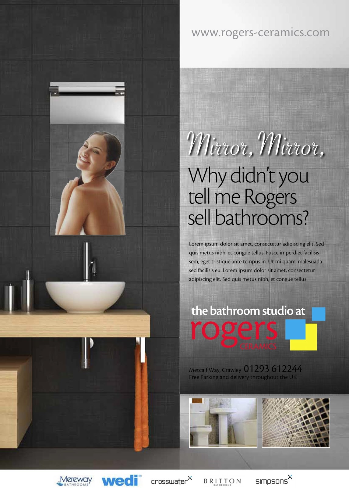 Kelvin Hughes Design and Art Direction Rogers Ceramics Bathroom