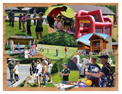 Collage of activities at PA Lumber Museum Youth Field Day Collage of activities at PA Lumber Museum Youth Field Day