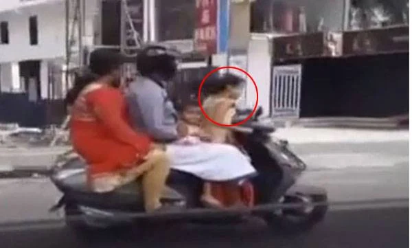 Minor ride scooter; Video goes viral,Kochi, News, Video, Probe, Police, Case, Social Network, Facebook, Post, Kerala.