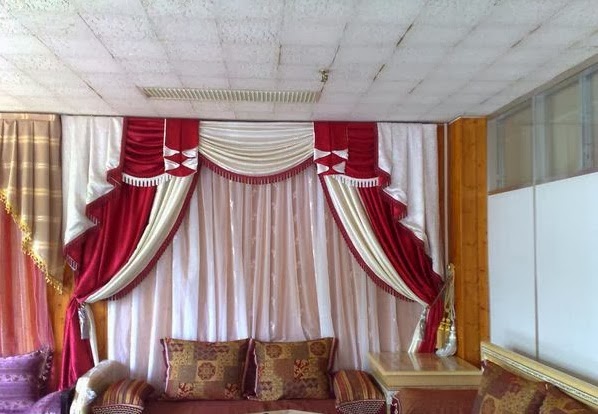 rideau store pour salon marocain