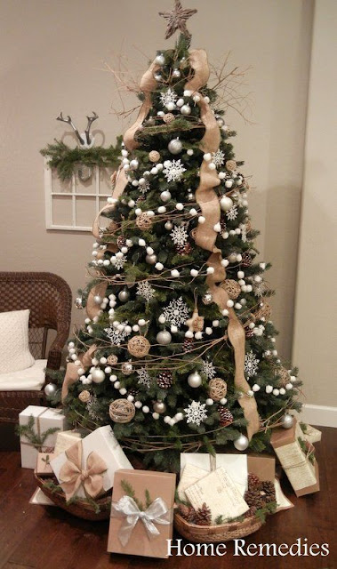 Árvore de Natal rústica Rustic Christmas tree