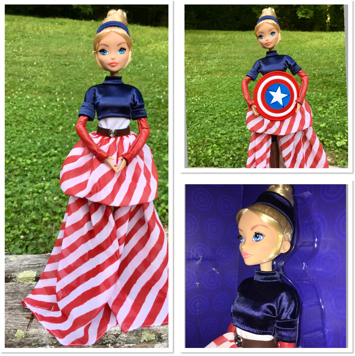Madame Alexander Fan Girls Dolls Captain America Review