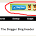How to Add Widget/Gadget Inside The Blogger Blog Header Section.
