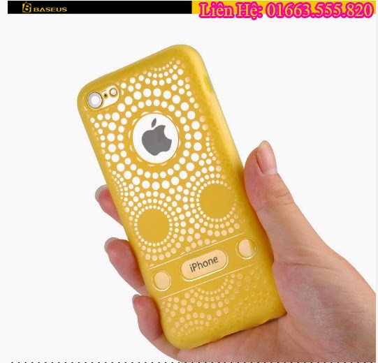 ỐP Lưng Dẻo IPHONE 5C BASEUS Chấm Bi Cao Cấp 