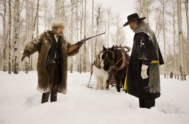 The Hateful 8 der cineast Filmblog The Hateful 8 Kurt Russell und Samuel L. Jackson