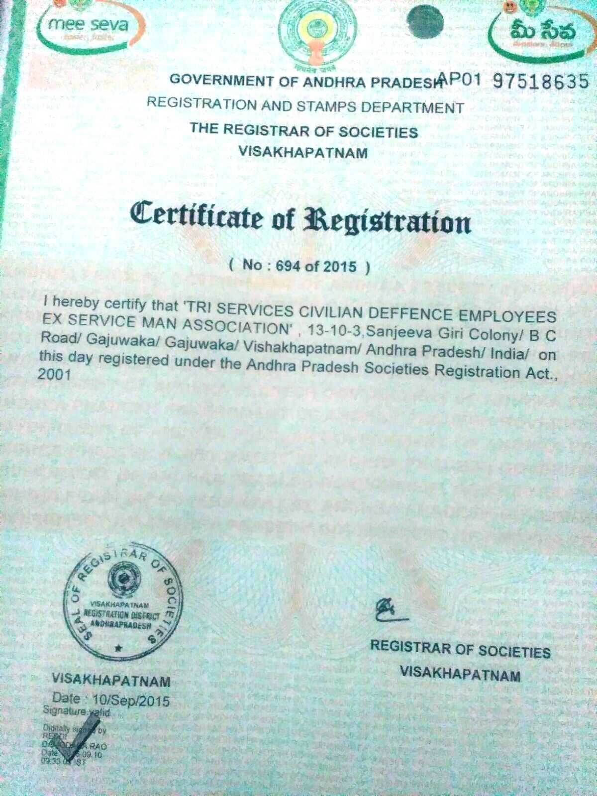 All India ExServicemen Naval Civilian Employees Association