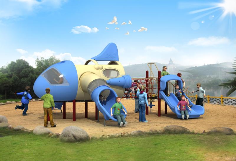 Playground Equipment Modern Aircraft Series Outdoor Playground