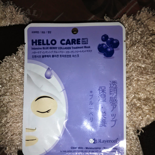 Review: Hello Care Insentive Blue Berry Collagen Treatment Mask