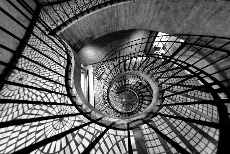 13. “Spinning Out of Control” – Ryan C. Anderson - 15 Mesmerizing Examples of Spiral Staircase Photography