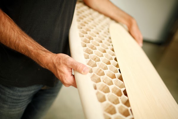 Las tablas de madera honeycomb de Mike Grobelny