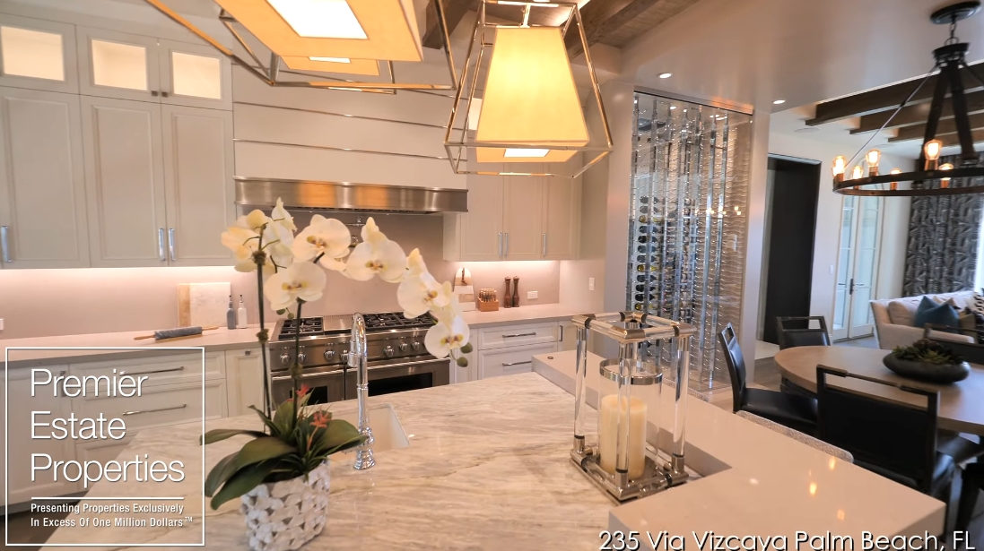 58 Interior Design Photos vs. 235 Via Vizcaya, Palm Beach, FL Luxury Home Tour
