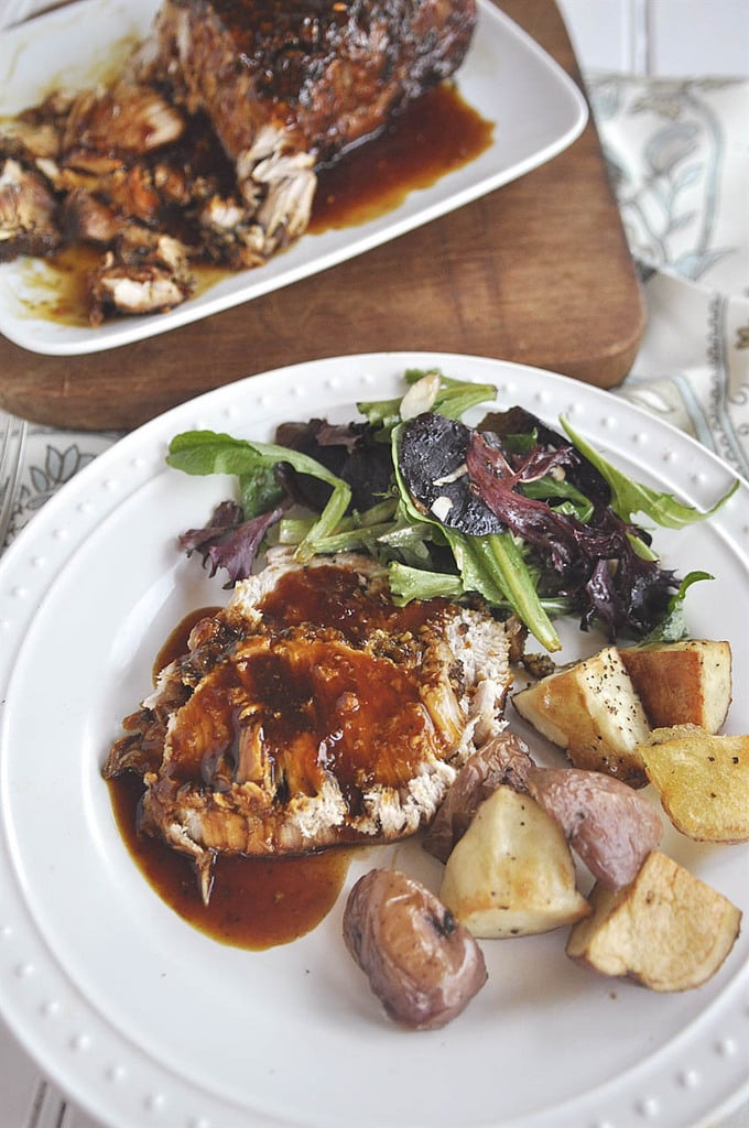 Slow Cooker Parmesan Honey Pork Roast CookPed