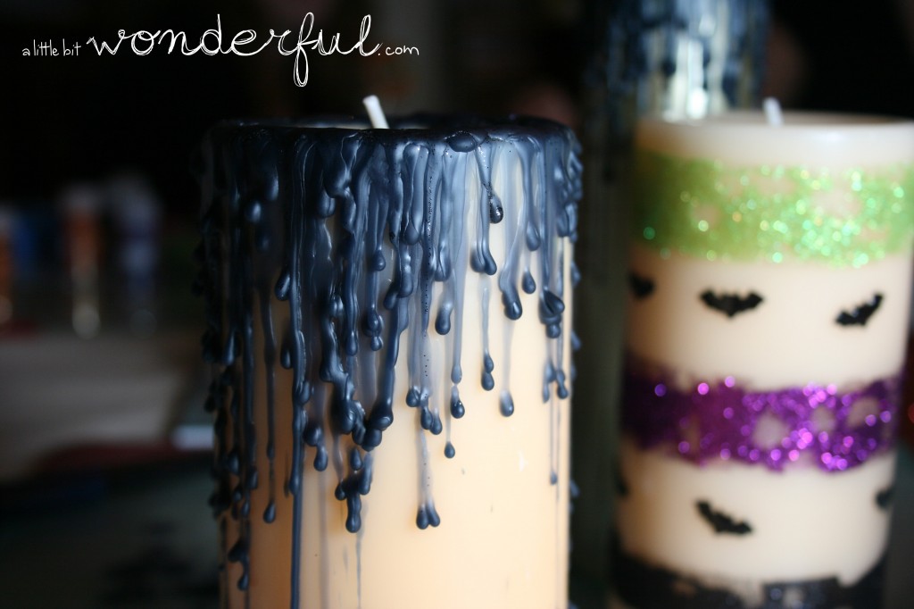 7 Easy DIY Halloween Candles