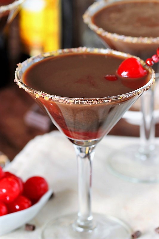 Chocolate Covered Cherry Martinis The Kitchen is My Playground