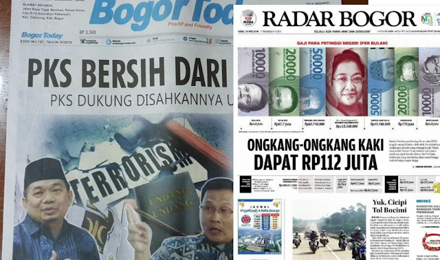 Beda Sikap PKS dan PDIP Saat Jadi Headline Negatif Media Bogor