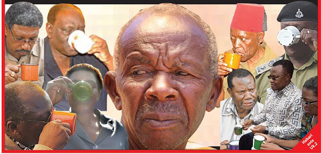 Afbeeldingsresultaat voor pombe magufuli akinywa kikombe cha babu