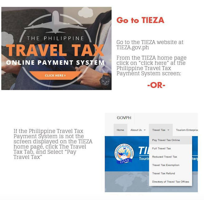 travel tax payment online
