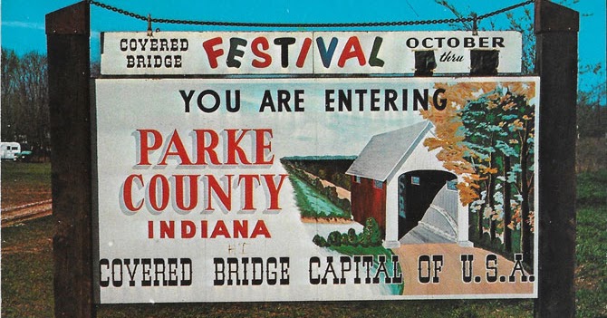 *Postcard Gems Parke County, Indiana