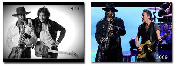 Clarence Clemons and Bruce Springsteen 1973-2009