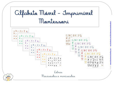 Jogo de Alfabetização Montessori