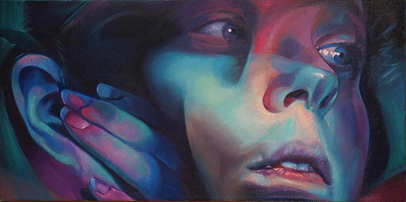 Paintings by Scott Hutchison.