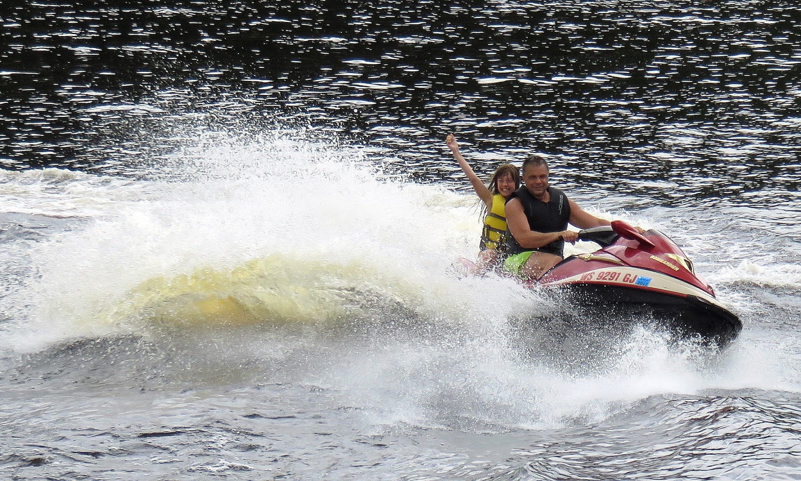 Todd Swank Jet Skiing on the St. Croix River