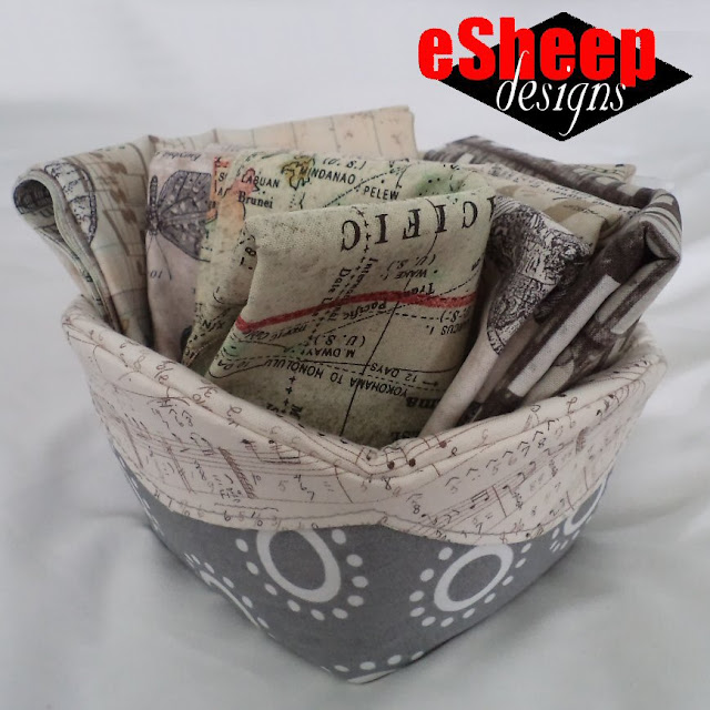 Scalloped Edge Basket crafted by eSheep Designs