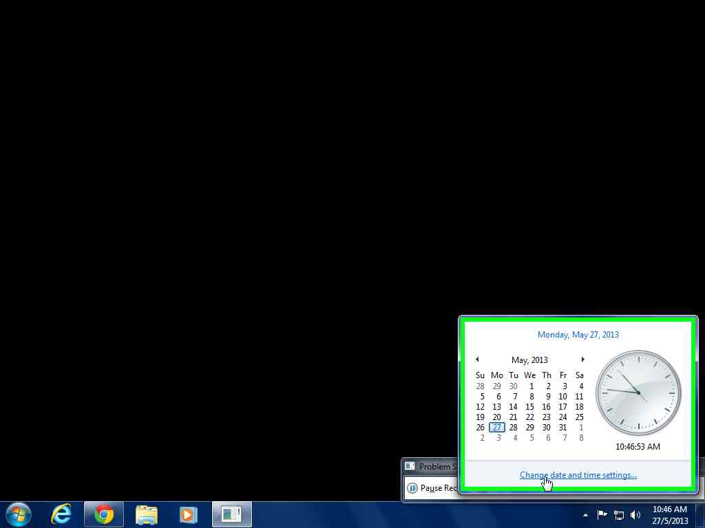 How to sync your clock with time in windows 7 TEQ SONIC