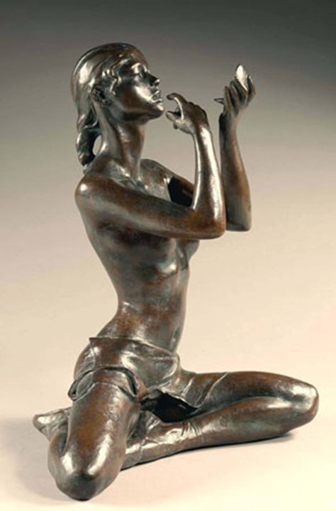 Bronze Sculpture by French Artist-"Jacques Le Nantec" 1940