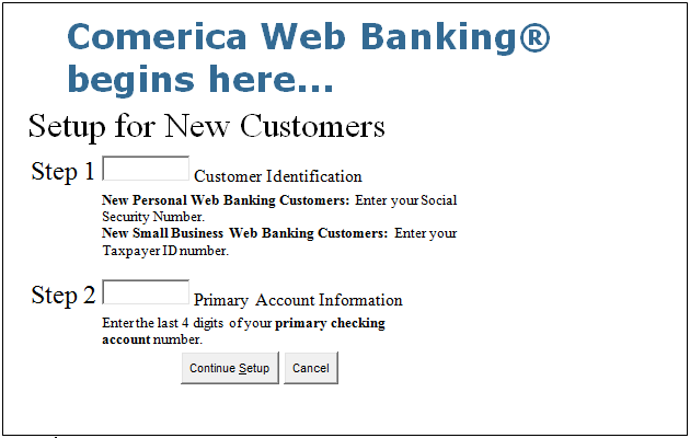 Comerica Web Banking Comerica Com Bank Login And Wealth