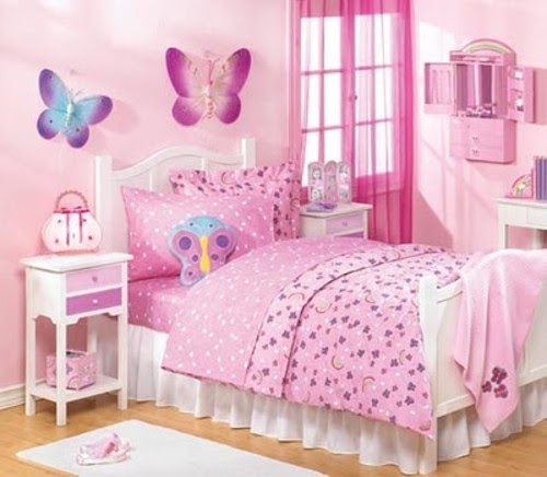 غرفة نوم اطفال غرفة نوم ملونة للبنات