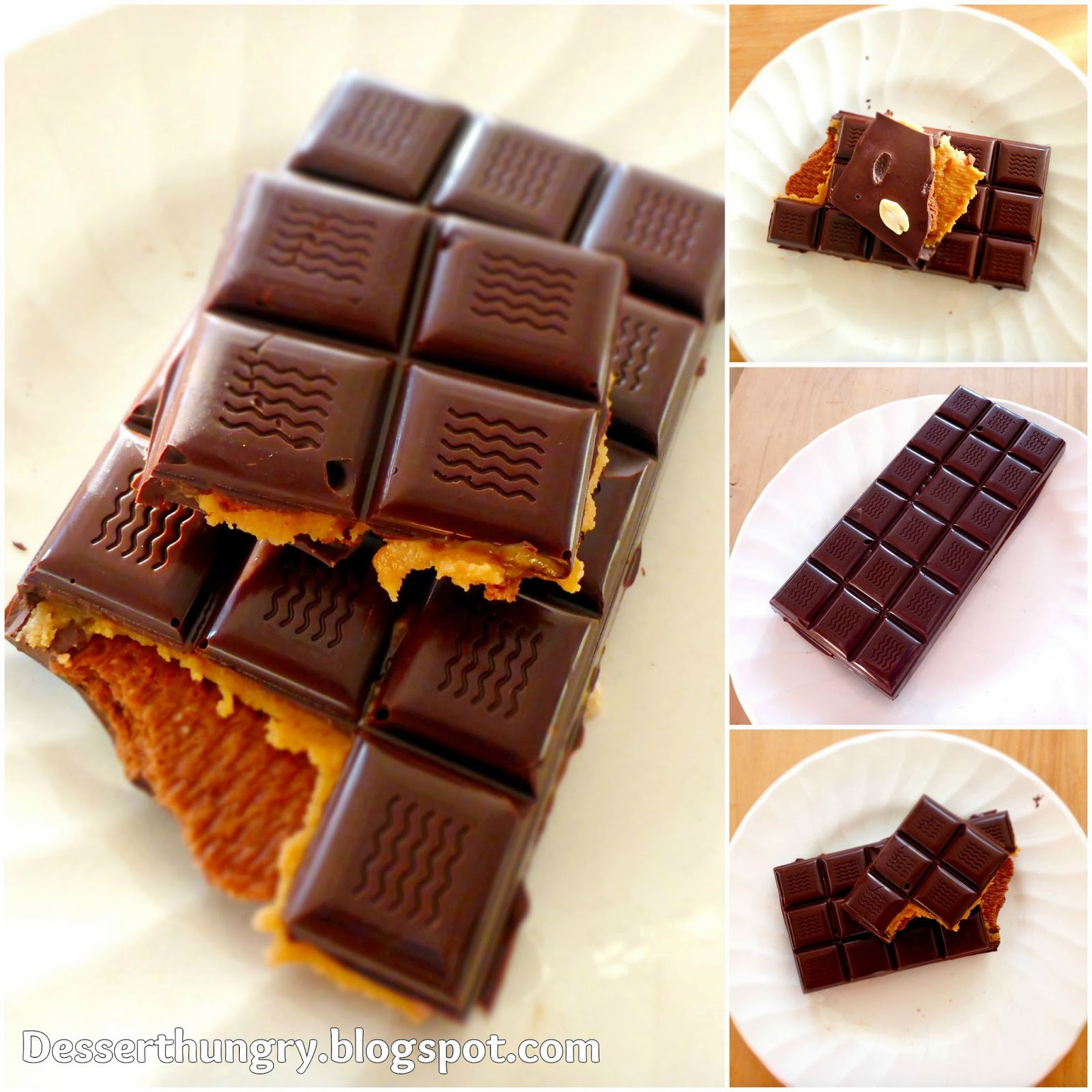 Peanut butter filled chocolate bar