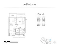 Floor Plans 1 Bedroom