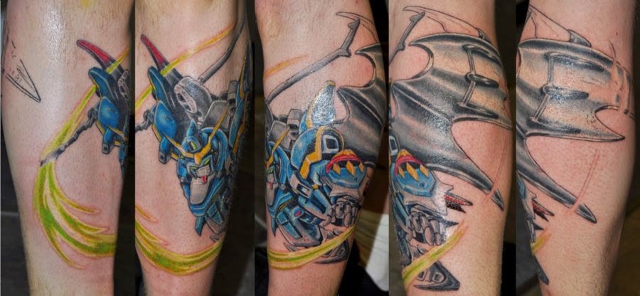 Mobile Suit Gundam x Traditional Japanese by Jamie  One One Sixx Bedale  England  rtattoos