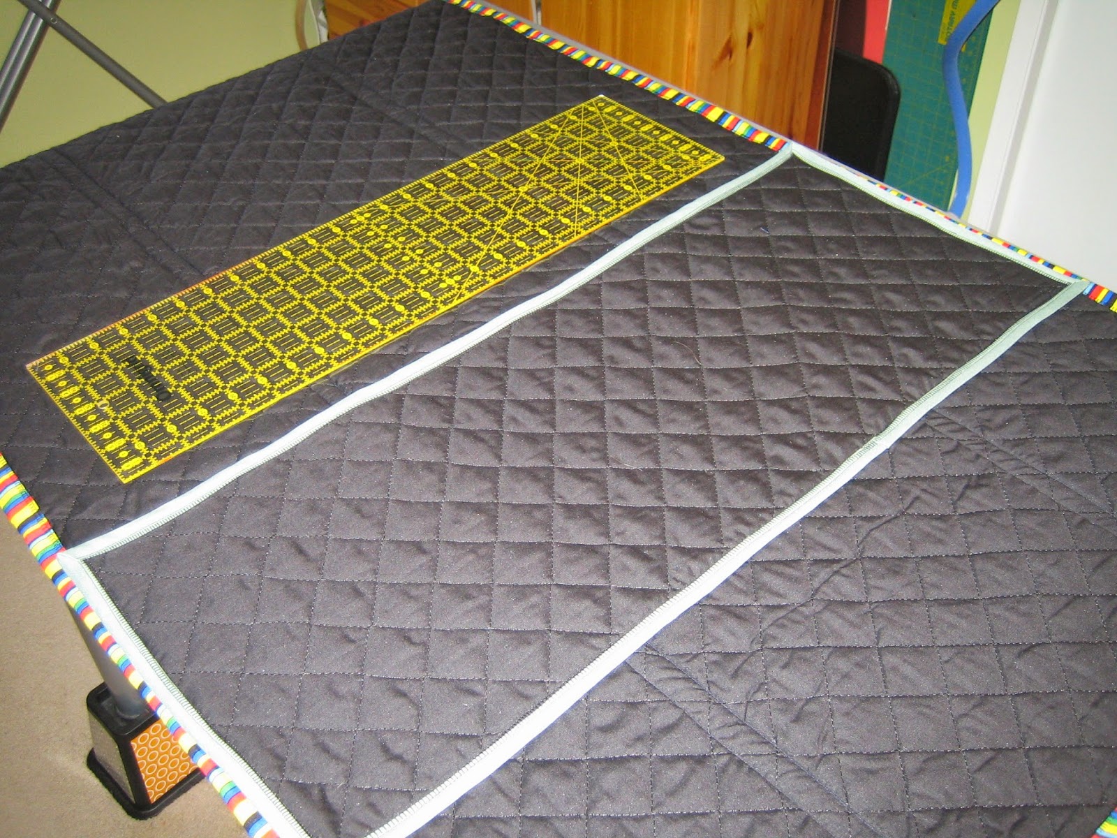 Quilting Momma & The Youngest Cutting Board and ruler carry bag